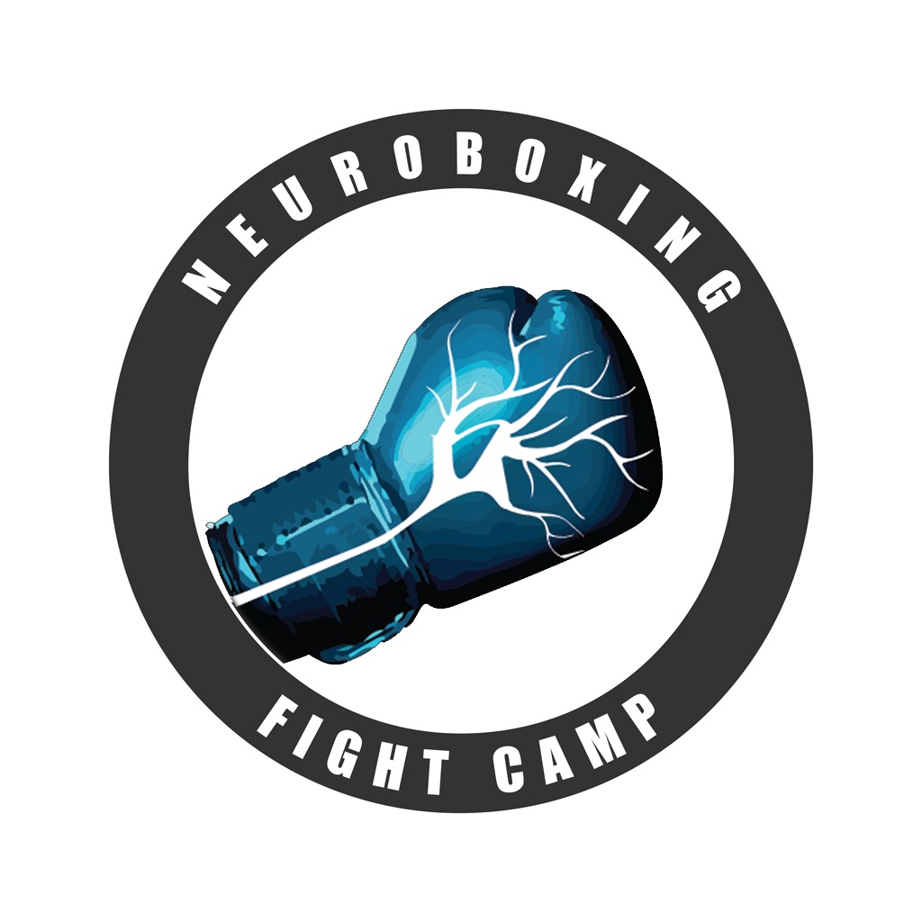 Neuroboxing Fight Camp logo — a blue boxing glove with a neuron design.